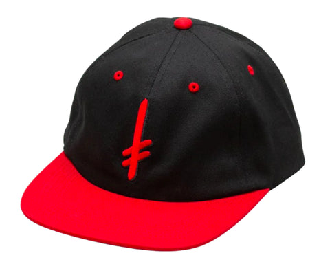 Deathwish - Hat, Gang Logo Snapback. BLK/Red