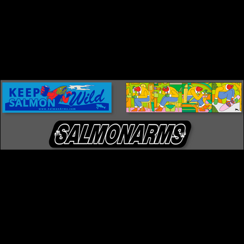 Salmon Arms - Stickers, Bumper Stickers. 2022/23