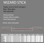 DWD - Men's Snowboard, Wizard Stick. 2023