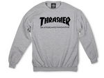 LAST SIZE SMALL , Thrasher Mag Crewneck. Grey