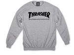 Thrasher Mag Crewneck. Grey