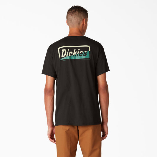 Dickies - T Shirt, Split Graphic. Black