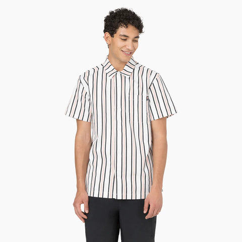 Dickies - Button Up Shirt, Cooling Relaxed Fit. Stripe