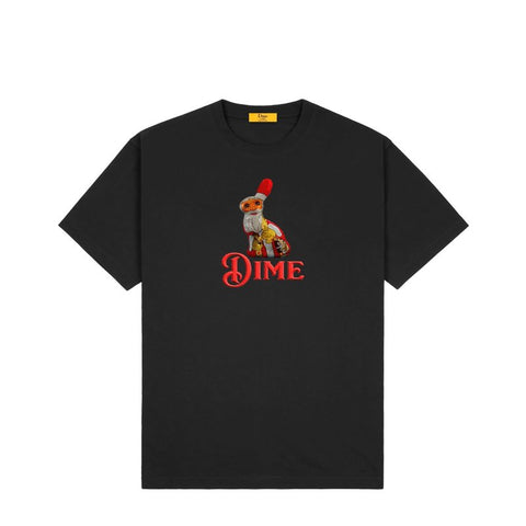Dime - T Shirt, Santa Bunny. Black