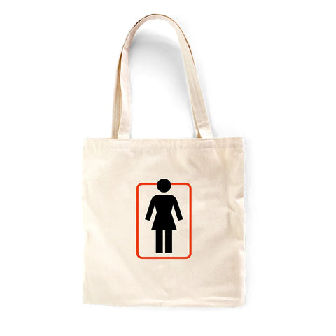 Girl - Tote Bag, Unboxed. Natural