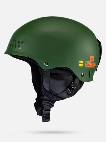 K2 - Snowboard/Ski Helmet, Phase MIPS. Green.