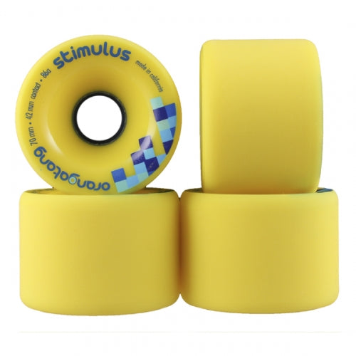 Orangatang - Wheels, Stimulus. Yellow. 86A