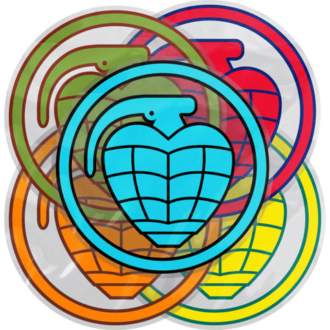 Thunder - Sticker, Circle Grenade. Medium